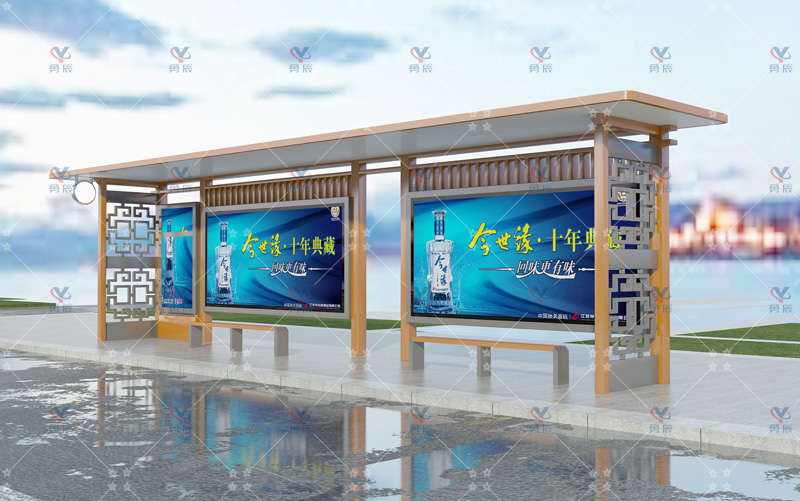 雅致候车亭YCHY-012